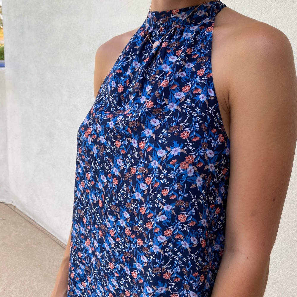 Floral Forever 21 Halter Sundress - Picture 3 of 5